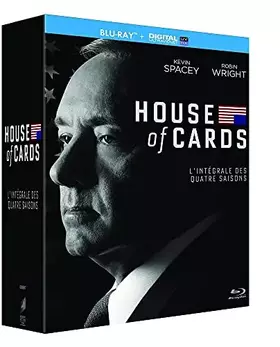 House of Cards - Intégrale saisons 1-2-3-4 [Blu-ray + Copie digitale] - James Foley, John Dahl, Agnieszka Holland, Tom Shankland, Alex Graves, Kari Skogland, Jakob Verbruggen, J David Fincher Occasion reconditionné disponible sur Ammareal