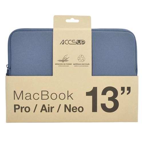 Housse Accsup Bleu pour MacBook Neo Air et Pro de 13" État correct N/A reconditionné disponible sur Fnac