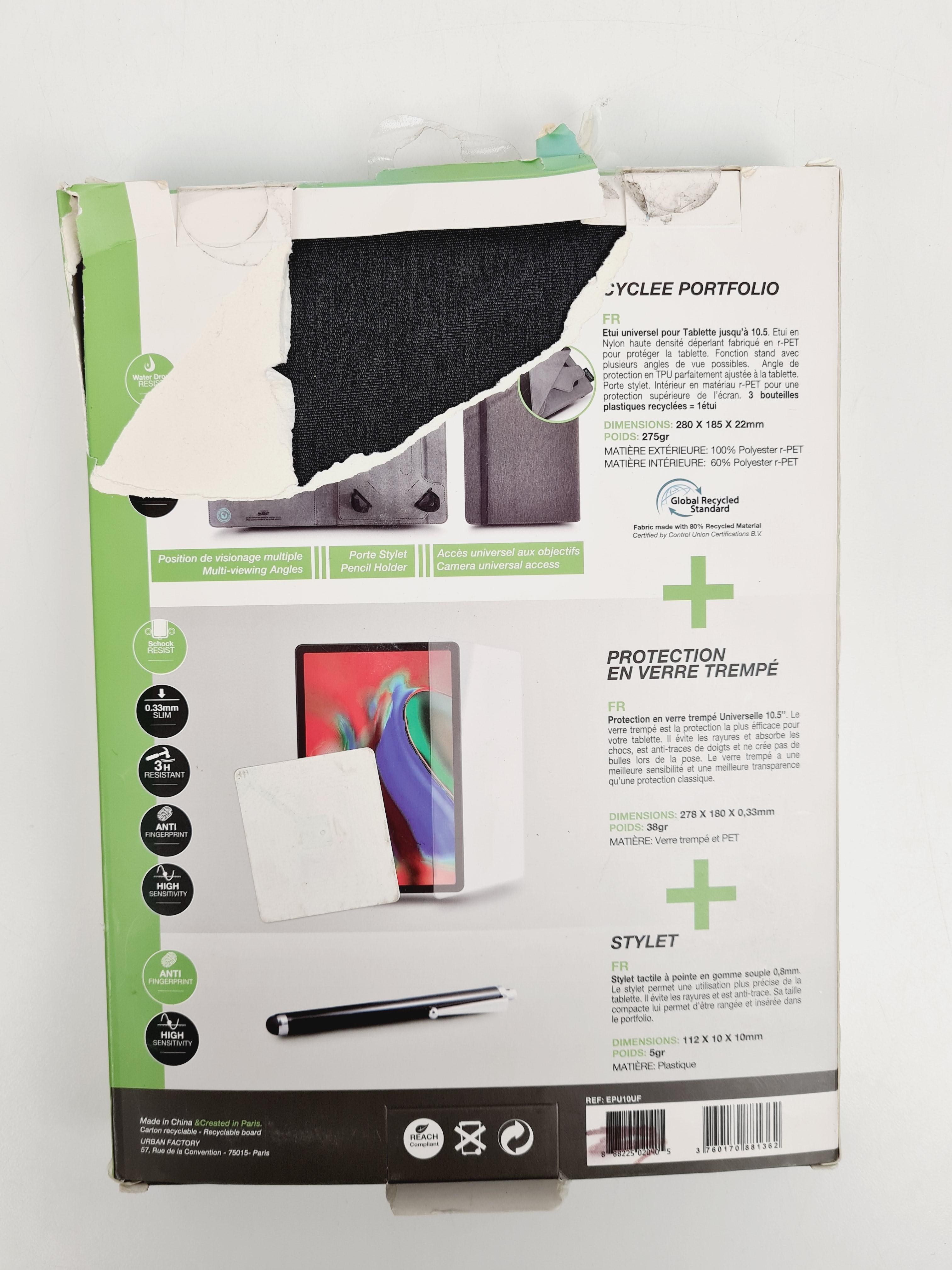 Voir photo 3 de Housse de protection tablette 10.5 – 280x 185 x 22 mm - Noir Housse de protection tablette 10.5 – 280x 185 x 22 mm - Noir Parfait état reconditionné photo 3