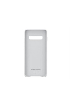 Housse en cuir EF-VG975 - Coque de protection pour téléphone portable - cuir - blanc - pour Galaxy S10+, S10+ (Unlocked) Bon état Samsung reconditionné disponible sur Darty