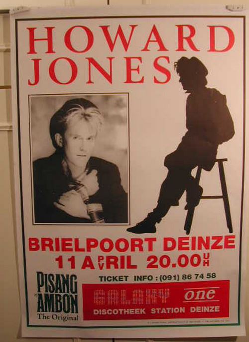 Howard Jones - 70x100 cm - AFFICHE / POSTER État correct N/A reconditionné disponible sur Fnac