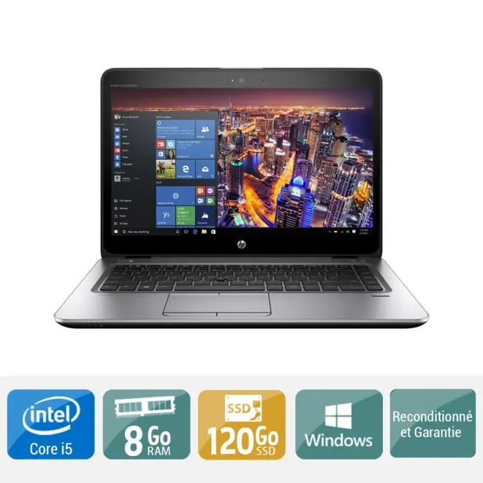Acheter HP - 14 EliteBook 840 G3 - Core i5 - RAM 8Go - Stockage 120Go SSD - Reconditionné refurbished - 195,02 € HP - 14 EliteBook 840 G3 - Core i5 - RAM 8Go - Stockage 120Go SSD - Reconditionné refurbished reconditionné disponible sur Cdiscount Seconde Vie