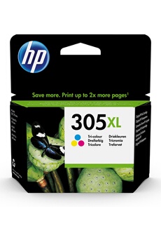 HP 305XL Cartouche d'Encre Trois Couleurs grande capacité Authentique (3YM63AE) Bon état Hewlett-Packard reconditionné disponible sur Darty