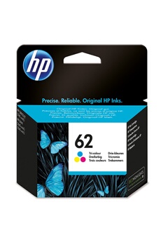 HP 62 Cartouche d'Encre Trois Couleurs Authentique (C2P06AE) Bon état reconditionné disponible sur Darty
