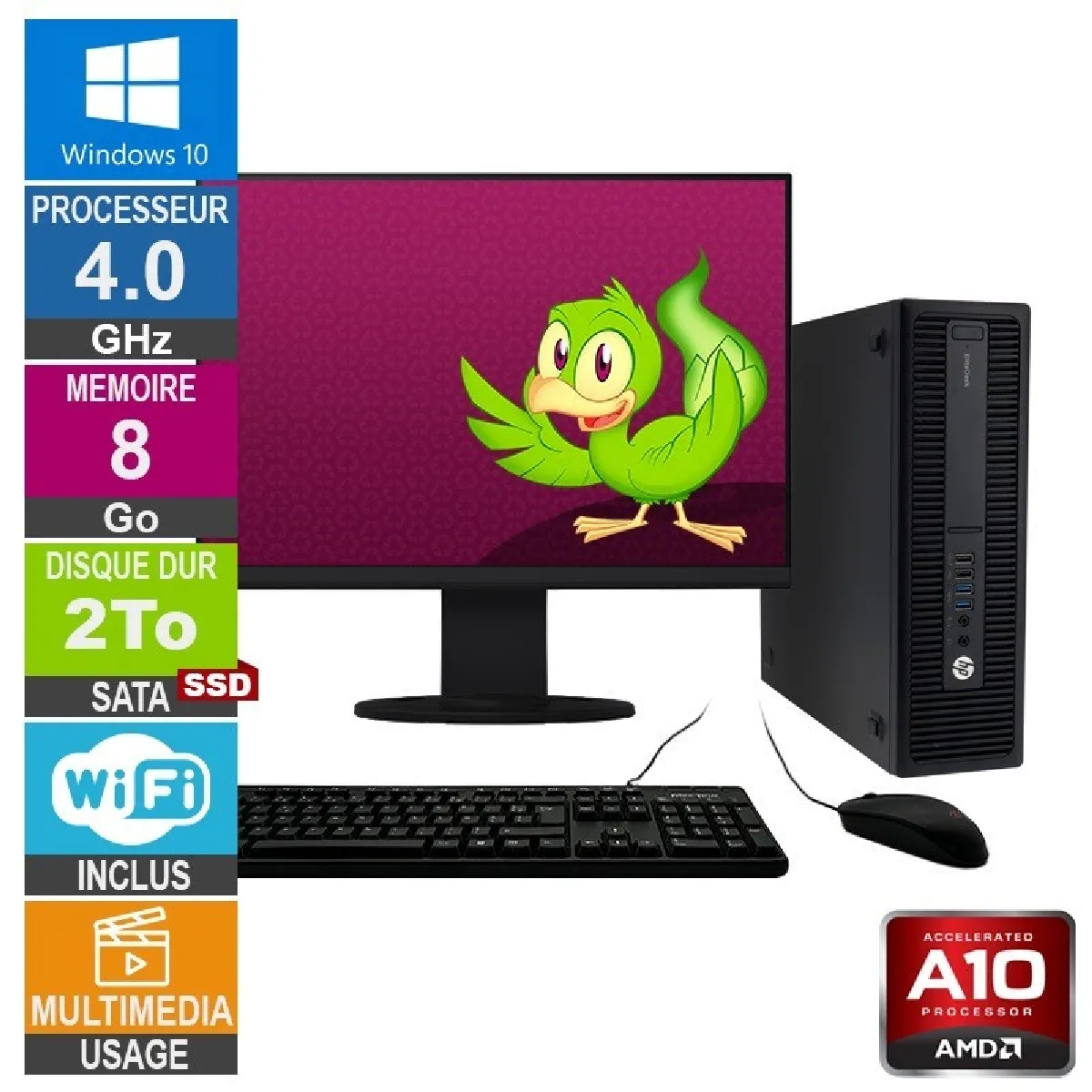 HP 705 G2 SFF A10-8750B Reconditionné - 394,72 € HP 705 G2 SFF A10-8750B Reconditionné Hewlett-Packard reconditionné disponible sur Rue du Commerce Seconde Vie