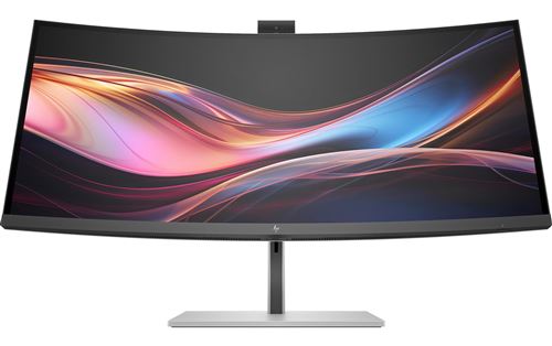 HP 734pm - Series 7 Pro - écran LED - incurvé - 34" - 3440 x 1440 WQHD @ 120 Hz - IPS Black - 400 cd/m² - 2000:1 - DisplayHDR 400 - 5 ms - Thunderbolt 4, HDMI, DisplayPort, USB-C - haut-parleurs - noir, argent - Smart Buy État correct Hewlett-Packard reconditionné disponible sur Fnac