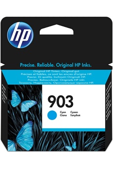 HP 903 Cartouche d'Encre Cyan Authentique (T6L87AE) pour HP OfficeJet 6950, HP OfficeJet Pro 6960 / 6970 Bon état reconditionné disponible sur Darty