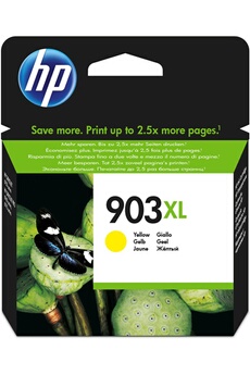 HP 903XL Cartouche d'Encre Jaune grande capacité Authentique (T6M11AE) pour HP OfficeJet 6950, HP OfficeJet Pro 6960 / 6970 Bon état reconditionné disponible sur Darty