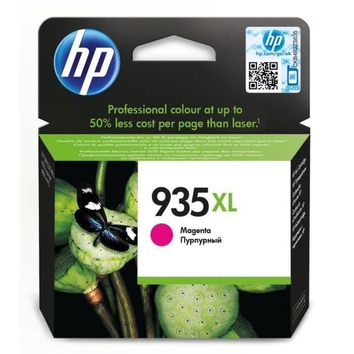 HP 935XL Cartouche d'encre magenta grande capacité authentique (C2P25AE)  pour HP OfficeJet 6230/68 - Excellent état Parfait état Hewlett-Packard reconditionné disponible sur Pixmania