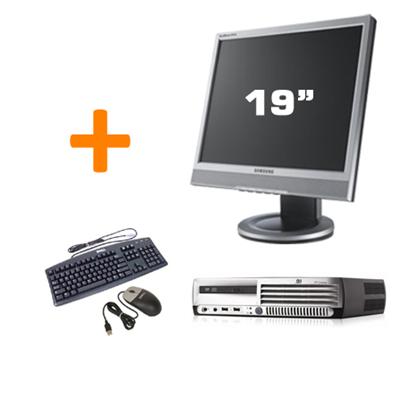 HP DC7700 + Ecran TFT 19 + Clavier + Souris État correct Hewlett-Packard reconditionné disponible sur Fnac