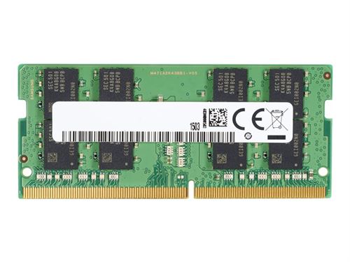 HP - DDR4 - module - 4 Go - SO DIMM 260 broches - 3200 MHz / PC4-25600 - 1.2 V - mémoire sans tampon - non ECC - pour Elite Slice G2 (SODIMM); EliteDesk 705 G5 (SODIMM); EliteOne 800 G5 , 800 G6, 800 G8; ProDesk 400 G5 (SODIMM), 400 G6 (SODIMM), 600 G5 ( État correct reconditionné disponible sur Fnac