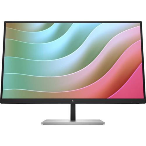 HP E27k G5 - E-Series - écran LED - 27" (27" visualisable) - 3840 x 2160 4K UHD (2160p) @ 60 Hz - IPS - 350 cd/m² - 1000:1 - 5 ms - HDMI, DisplayPort, USB-C - haut-parleurs - tête noire, noir et argent (support) État correct N/A reconditionné disponible sur Fnac