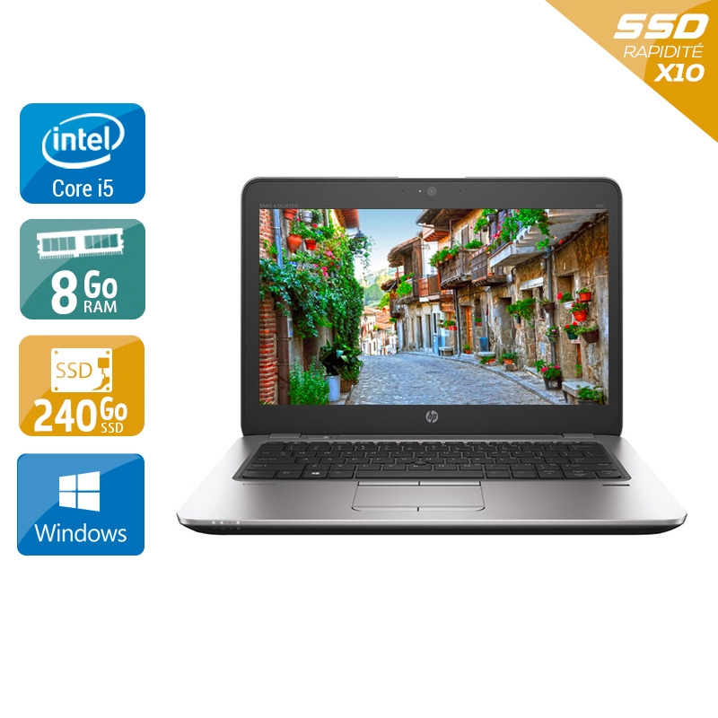 HP EliteBook 820 G3 12,5'' i5 Gen 6 - 8Go RAM 240Go SSD Windows 10  Bon étatOccasion certifiée reconditionnée Bon état reconditionné disponible sur Kiatoo