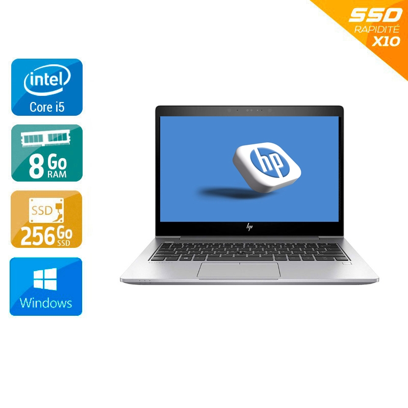 HP EliteBook 830 G7 13,3'' i5 Gen 10 - 8Go RAM 256Go SSD Windows 11 Bon étatOccasion certifiée reconditionnée Bon état reconditionné disponible sur Kiatoo