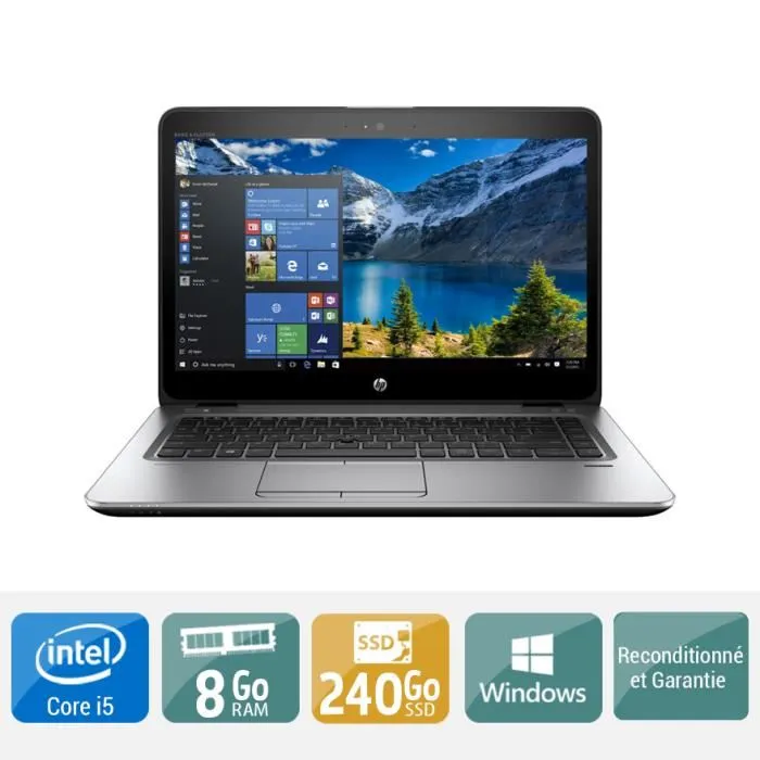Acheter HP ELITEBOOK 840 G3 - Core i5 - 8 Go RAM - 240 Go Disque Dur SSD - Ordinateur Portable Reconditionné Reconditionné - 213,64 € HP ELITEBOOK 840 G3 - Core i5 - 8 Go RAM - 240 Go Disque Dur SSD - Ordinateur Portable Reconditionné Reconditionné Hewlett-Packard reconditionné disponible sur Cdiscount Seconde Vie