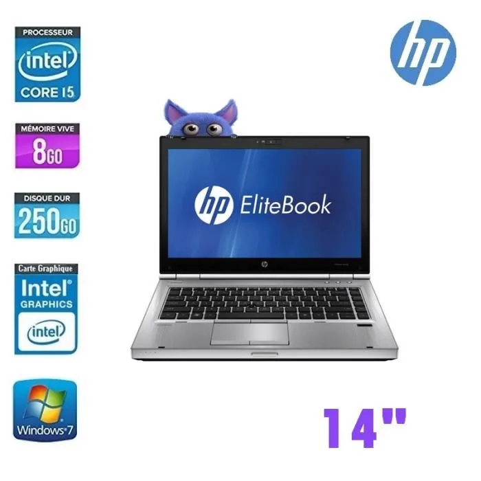HP ELITEBOOK 8460P CORE I5 8GO 250GO - GRADE B refurbished - 175,42 € HP ELITEBOOK 8460P CORE I5 8GO 250GO - GRADE B refurbished reconditionné disponible sur Cdiscount Seconde Vie
