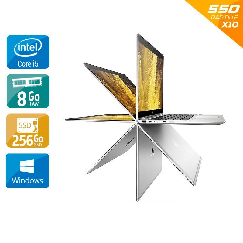 HP EliteBook X360 1030 G4 13'' i5 Gen 8 - 8Go RAM 256Go SSD Windows 11 - Etat du Produit : Bon état Bon étatOccasion certifiée reconditionnée Bon état reconditionné disponible sur Kiatoo