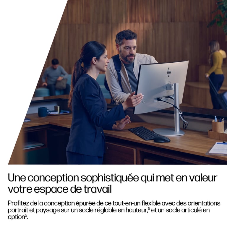 HP EliteStudio 8 G1i AI - Tout-en-un Core Ultra 5 235 / jusqu'à 5 GHz - RAM 16 Go - SSD 512 Go - NVMe - Intel Graphics - Gigabit Ethernet, IEEE 802.11ax (Wi-Fi 6E), Bluetooth 5.3 - Win 11 Pro - moniteur : LED 27  2560 x - Excellent état Parfait état Hewlett-Packard reconditionné photo 3 | Dero