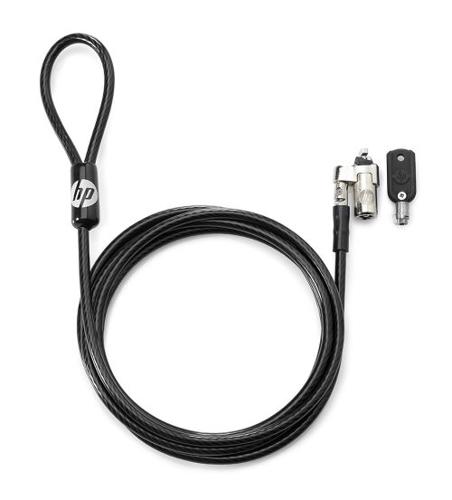 HP Keyed Cable Lock 10 mm Noir État correct Hewlett-Packard reconditionné disponible sur Fnac