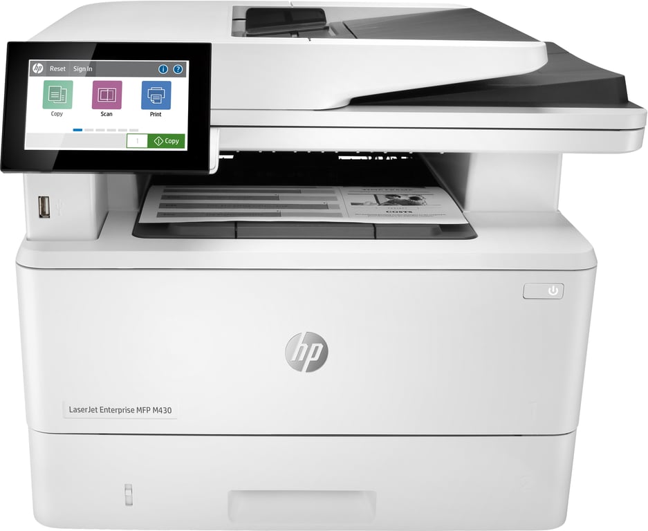 HP LaserJet Enterprise Imprimante multifonction M430f, Noir et blanc - Excellent état Parfait état Hewlett-Packard reconditionné disponible sur Pixmania | Dero