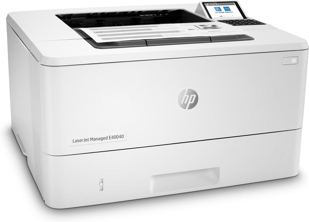 HP LaserJet Managed E40040dn, Imprimer, Taille compacte, Éco-énergétique, Sécurité renforcée, Impression recto-verso, Impression USB en façade - Très bon état Très bon état Hewlett-Packard reconditionné photo 2 | Dero