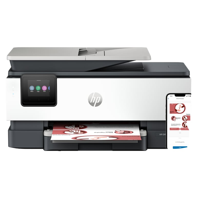 HP OfficeJet Pro 8134e Sans fil All-in-One Couleur Imprimante, Instant Ink; Impression recto-verso - Excellent état Parfait état Hewlett-Packard reconditionné disponible sur Pixmania