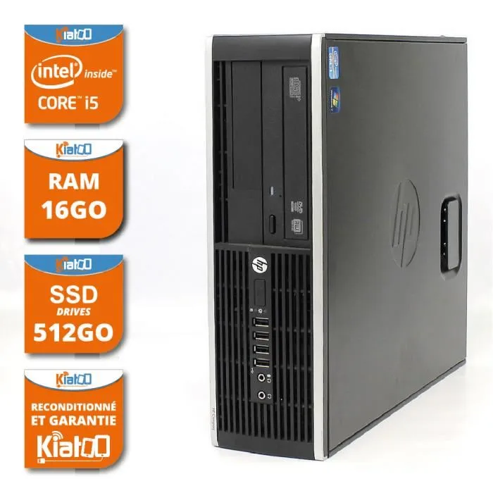 HP - Ordinateur de bureau - Elite 8200 - Core i5 - RAM 16Go - Stockage 512Go SSD - Windows 7 - Reconditionné Reconditionné - 387,00 € HP - Ordinateur de bureau - Elite 8200 - Core i5 - RAM 16Go - Stockage 512Go SSD - Windows 7 - Reconditionné Reconditionné Hewlett-Packard reconditionné disponible sur Cdiscount Seconde Vie | Dero