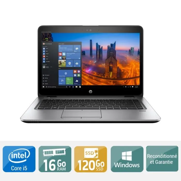 Acheter HP - Ordinateur Portable EliteBook 840 G3 - Core i5 - RAM 16Go - Stockage SSD 120Go - Reconditionné Reconditionné - 224,99 € HP - Ordinateur Portable EliteBook 840 G3 - Core i5 - RAM 16Go - Stockage SSD 120Go - Reconditionné Reconditionné Hewlett-Packard reconditionné disponible sur Cdiscount Seconde Vie