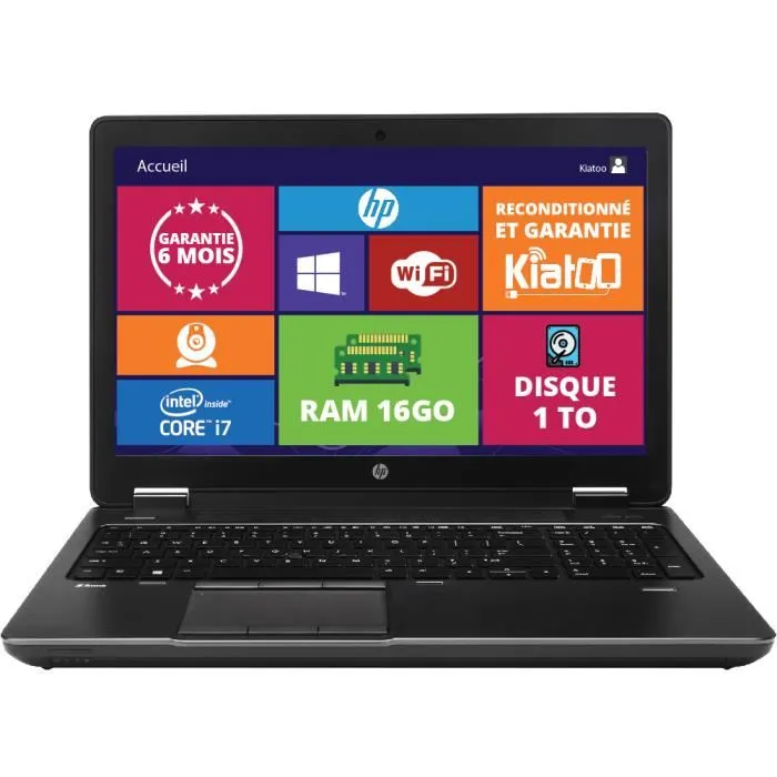 HP - Ordinateur Portable ZBook 15 Pouces - Intel Core i7 - RAM 16 Go - Stockage 1 To HDD - Reconditionné refurbished - 389,00 € HP - Ordinateur Portable ZBook 15 Pouces - Intel Core i7 - RAM 16 Go - Stockage 1 To HDD - Reconditionné refurbished reconditionné disponible sur Cdiscount Seconde Vie