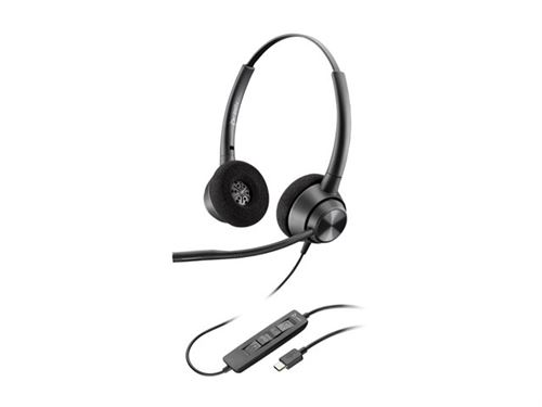 HP Poly EncorePro 320 - EncorePro 300 series - micro-casque - sur-oreille - filaire - USB-C - noir - Conformité TAA - Works With Chromebook Certified État correct - 35,35 € HP Poly EncorePro 320 - EncorePro 300 series - micro-casque - sur-oreille - filaire - USB-C - noir - Conformité TAA - Works With Chromebook Certified État correct N/A reconditionné disponible sur Fnac