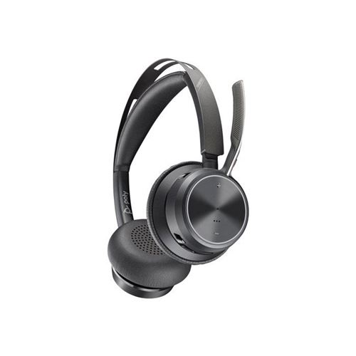 HP Poly Voyager Focus 2 Micro-casque supra-auriculaire Bluetooth Stereo noir Noise Cancelling micro-casque ordinateur État correct N/A reconditionné disponible sur Fnac