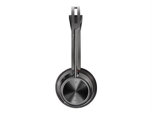 HP Poly Voyager Focus 2 - Micro-casque - sur-oreille - Bluetooth - sans fil, filaire - Suppresseur de bruit actif - USB-C via un adaptateur Bluetooth - noir État correct N/A reconditionné disponible sur Fnac