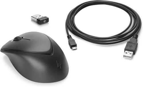 HP Premium - Souris - droitiers et gauchers - laser - 3 boutons - sans fil - 2.4 GHz - récepteur sans fil USB - noir - pour EliteBook 645 G9, 655 G9; ProBook 445 G9, 44X G7, 455 G9; ProBook x360; Stream Pro 11 G4 État correct reconditionné disponible sur Fnac