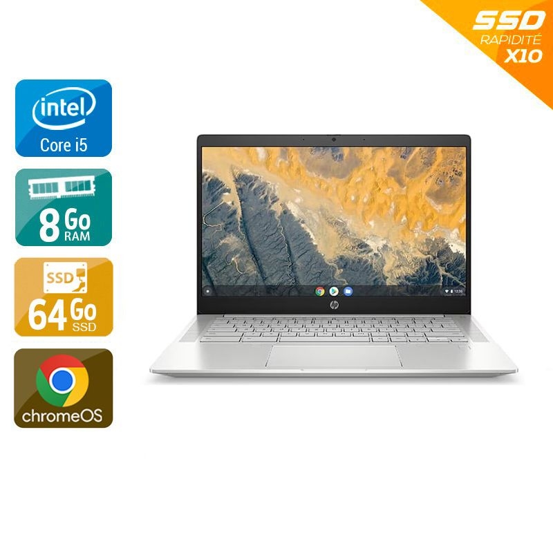 HP Pro c640 Chromebook Enterprise 14'' i5 10th 8Go RAM 256Go SSD Chrome OS Très bon étatOccasion certifiée reconditionnée Très bon état reconditionné disponible sur Kiatoo | Dero
