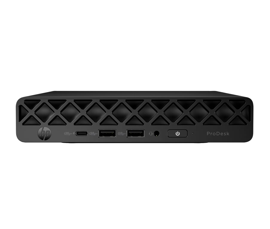 HP ProDesk 4 G1i AI - Mini Core Ultra 7 265T / jusqu'à 5.3 GHz - RAM 32 Go - SSD 1 To - NVMe - Intel Graphics - Gigabit Ethernet, IEEE 802.11ax (Wi-Fi 6E), Bluetooth 5.3 - Win 11 Pro - moniteur : aucun - clavier : Franç - Excellent état Parfait état Hewlett-Packard reconditionné disponible sur Pixmania
