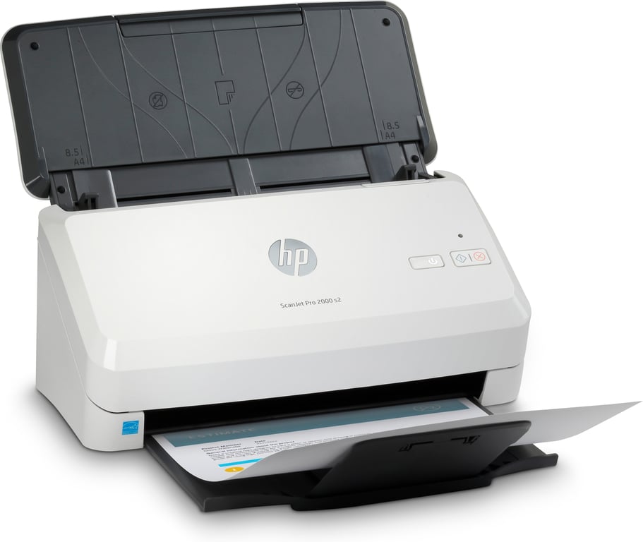 HP Scanjet Pro 2000 s2 Sheet-feed Scanner Alimentation feuille à feuille de scanner 600 x 600 DPI A4 Noir, Blanc - Excellent état Parfait état Hewlett-Packard reconditionné photo 2 | Dero
