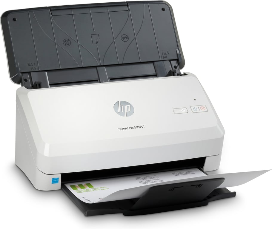 Voir photo 2 de HP Scanjet Pro 3000 s4 Alimentation feuille à feuille de scanner 600 x 600 DPI A4 Noir, Blanc - Très bon état | Dero HP Scanjet Pro 3000 s4 Alimentation feuille à feuille de scanner 600 x 600 DPI A4 Noir, Blanc - Très bon état Très bon état Hewlett-Packard reconditionné photo 2 | Dero