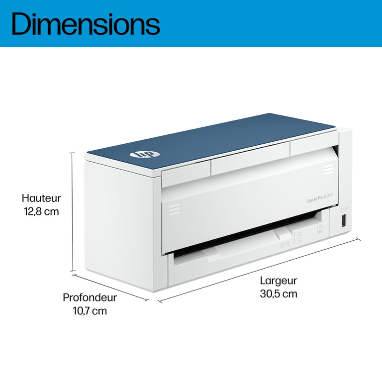HP ScanJet Pro 4200 s1 Scanner à défilement A4 et passeport / carte d'identité, jusqu'à 40ppm/80ipm, 600x 600 DPI - Très bon état Très bon état Hewlett-Packard reconditionné photo 3 | Dero