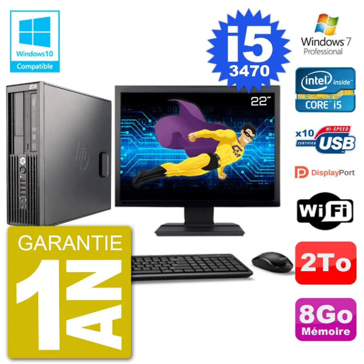 Acheter HP Z220 SFF État correct - 447,50 € HP Z220 SFF État correct Hewlett-Packard reconditionné disponible sur Rue du Commerce Seconde Vie
