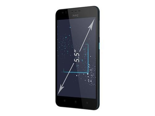 HTC Desire 825 - 4G smartphone - RAM 2 Go / Mémoire interne 16 Go - microSD slot - Écran LCD - 5.5" - 1280 x 720 pixels - rear camera 13 MP - front camera 8 MP État correct HTC reconditionné disponible sur Fnac