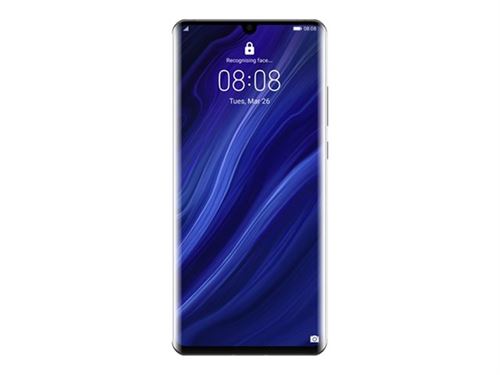 Huawei P30 Pro - 4G smartphone - double SIM - RAM 8 Go / Mémoire interne 256 Go - OLED display - 6.47" - 2340 x 1080 pixels - 4x caméras arrière 40 MP, 20 MP, 8 MP - front camera 32 MP - noir État correct N/A reconditionné disponible sur Fnac
