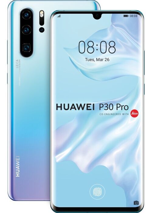 Huawei P30 Pro 8 GB 256 GB Dual-SIM Breathing Crystal Très bon état Huawei reconditionné disponible sur Refurbed