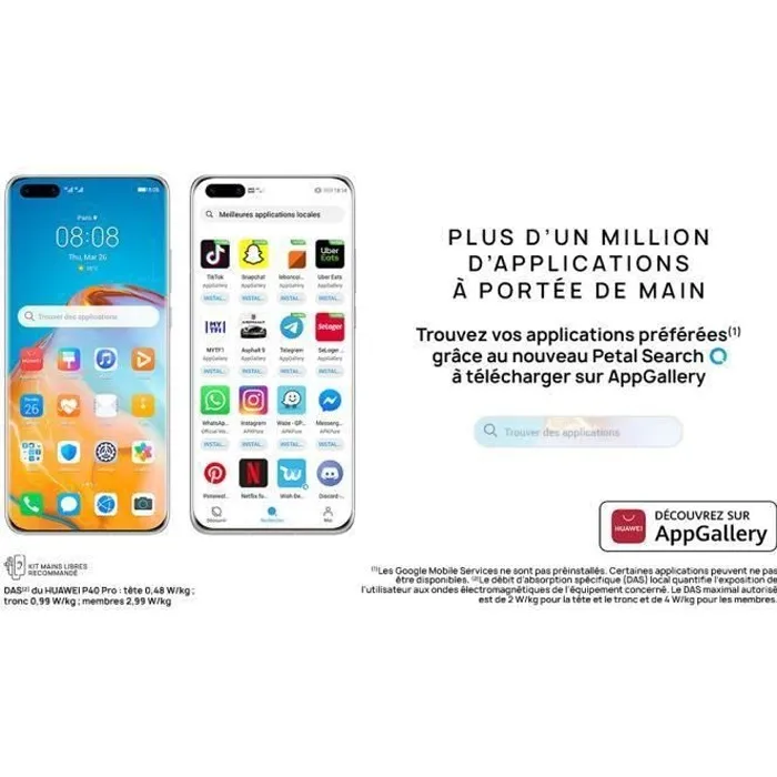 HUAWEI P40 Lite E Midnight Black 64 Go (Services Google non intégrés) - Reconditionné - Très bon état Reconditionné - 171,05 € HUAWEI P40 Lite E Midnight Black 64 Go (Services Google non intégrés) - Reconditionné - Très bon état Reconditionné Huawei reconditionné disponible sur Cdiscount Seconde Vie