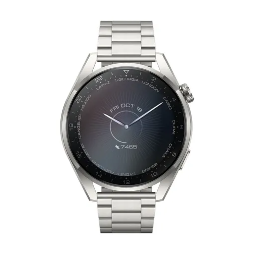 Huawei Watch 3 Pro - Elite Edition - 48 mm - argent - montre intelligente avec bracelet de lien - titanium - argent - affichage 1.43" - 16 Go - Wi-Fi, NFC, Bluetooth - 4G - 63 g Bon état reconditionné disponible sur Rakuten