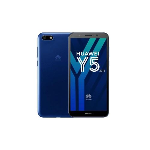 Huawei Y5 2018 - 4G smartphone - double SIM - RAM 2 Go / Mémoire interne 16 Go - microSD slot - Écran LCD - 5.45" - 1440 x 720 pixels - rear camera 8 MP - front camera 5 MP - bleu État correct Huawei reconditionné disponible sur Fnac