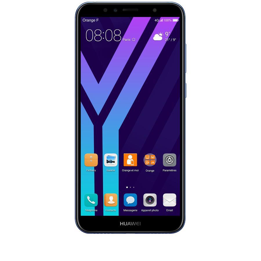 Huawei Y6 (2018) 16 Go - Bleu - Débloqué Reconditionné Huawei reconditionné photo 3 | Dero