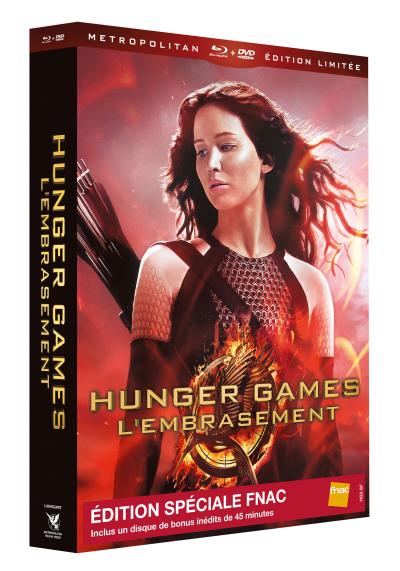 Hunger Games - L'embrasement Edition Limitée Spéciale Fnac Combo Blu-ray + DVD État correct - 32,32 € Hunger Games - L'embrasement Edition Limitée Spéciale Fnac Combo Blu-ray + DVD État correct reconditionné disponible sur Fnac