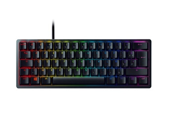 Huntsman Mini - Clavier de jeu format 60?% - avec switch optique Razer (red) - Construction en aluminium - Câble Type-C amovible Bon état Razer reconditionné disponible sur Darty