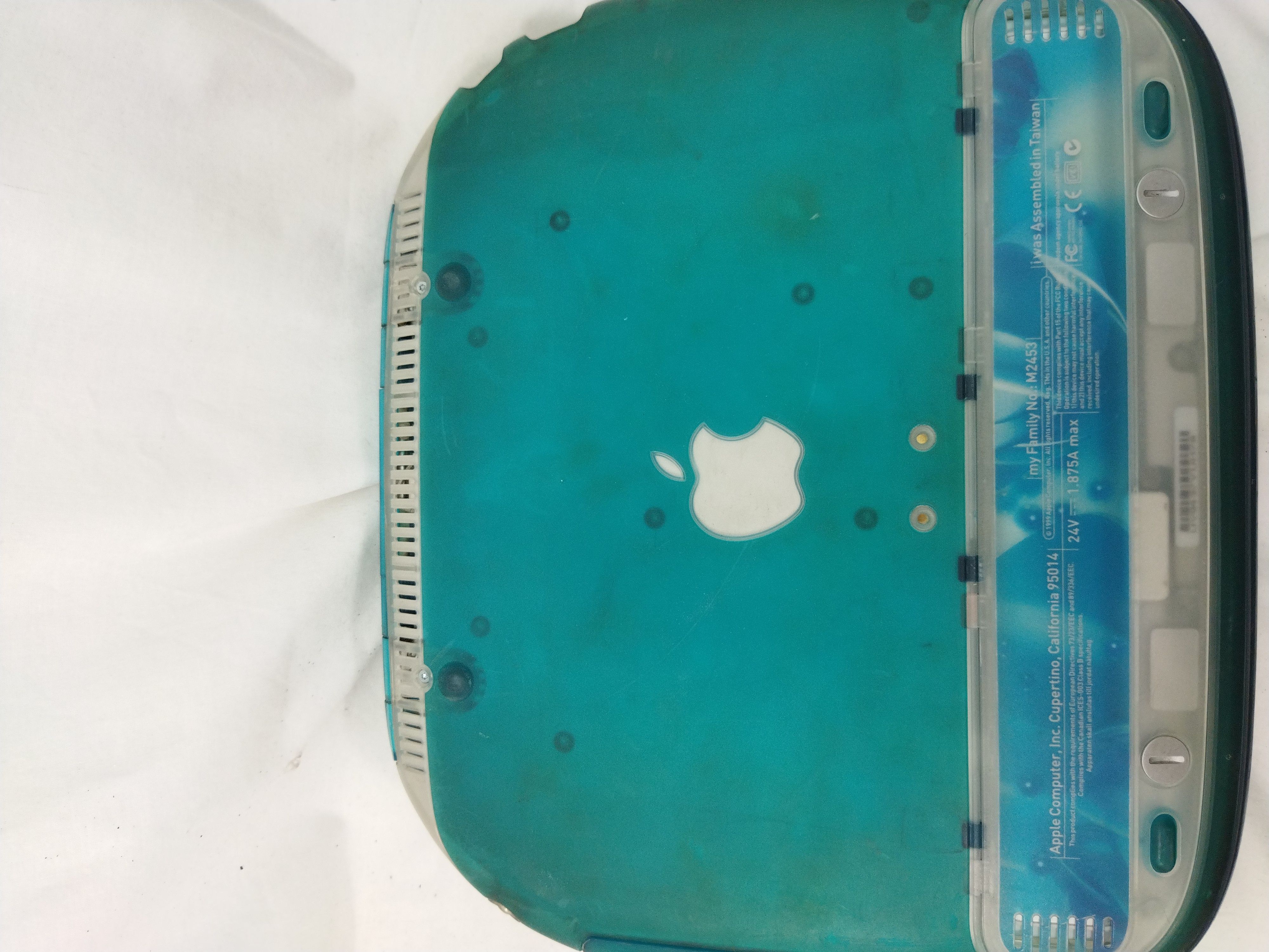 Voir photo 3 de IBook G3 Clamshell Blueberry vinatge (Non testé et pas de chargeur) | Dero IBook G3 Clamshell Blueberry vinatge (Non testé et pas de chargeur) État correct reconditionné photo 3 | Dero