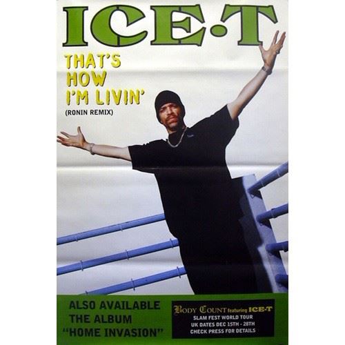 ICE-T - 100x150 cm - AFFICHE / POSTER État correct N/A reconditionné disponible sur Fnac